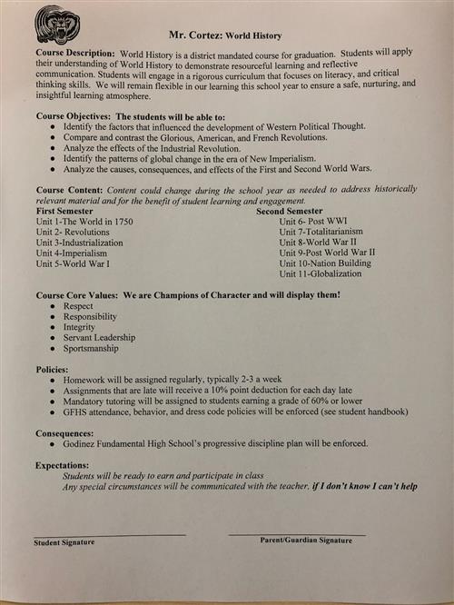 syllabus